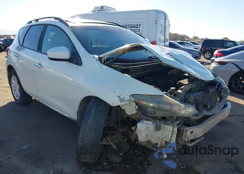 2009 Nissan Murano Sl z USA, uszkodzony, nr VIN JN8AZ18U89W100501